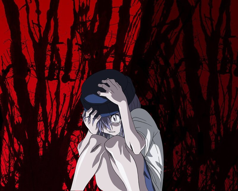 Anime Character in Distress — Red