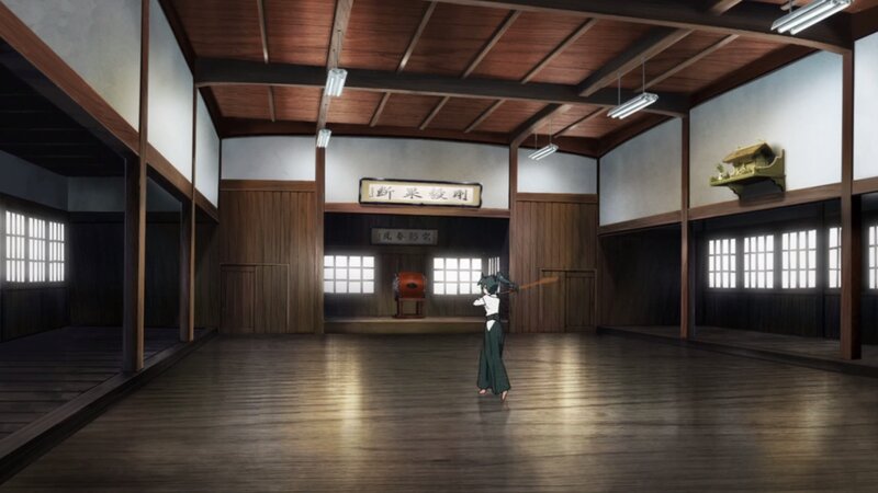 Anime Character in Dojo