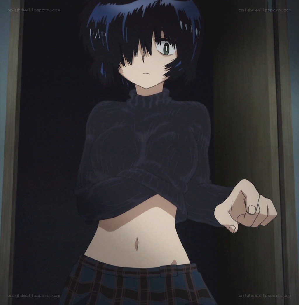 anime character in doorway