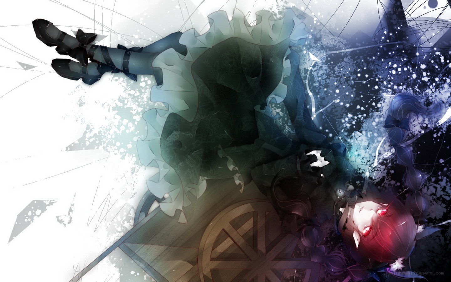 Anime character in dramatic pose