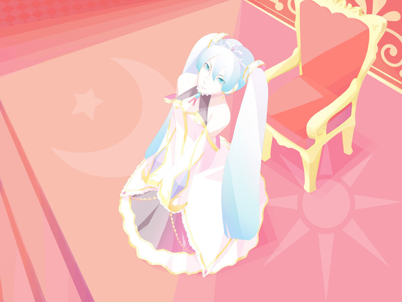 Anime Character in Dress