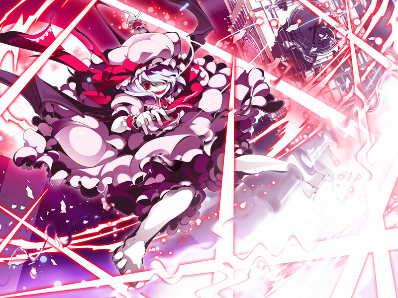 Anime character in dynamic action