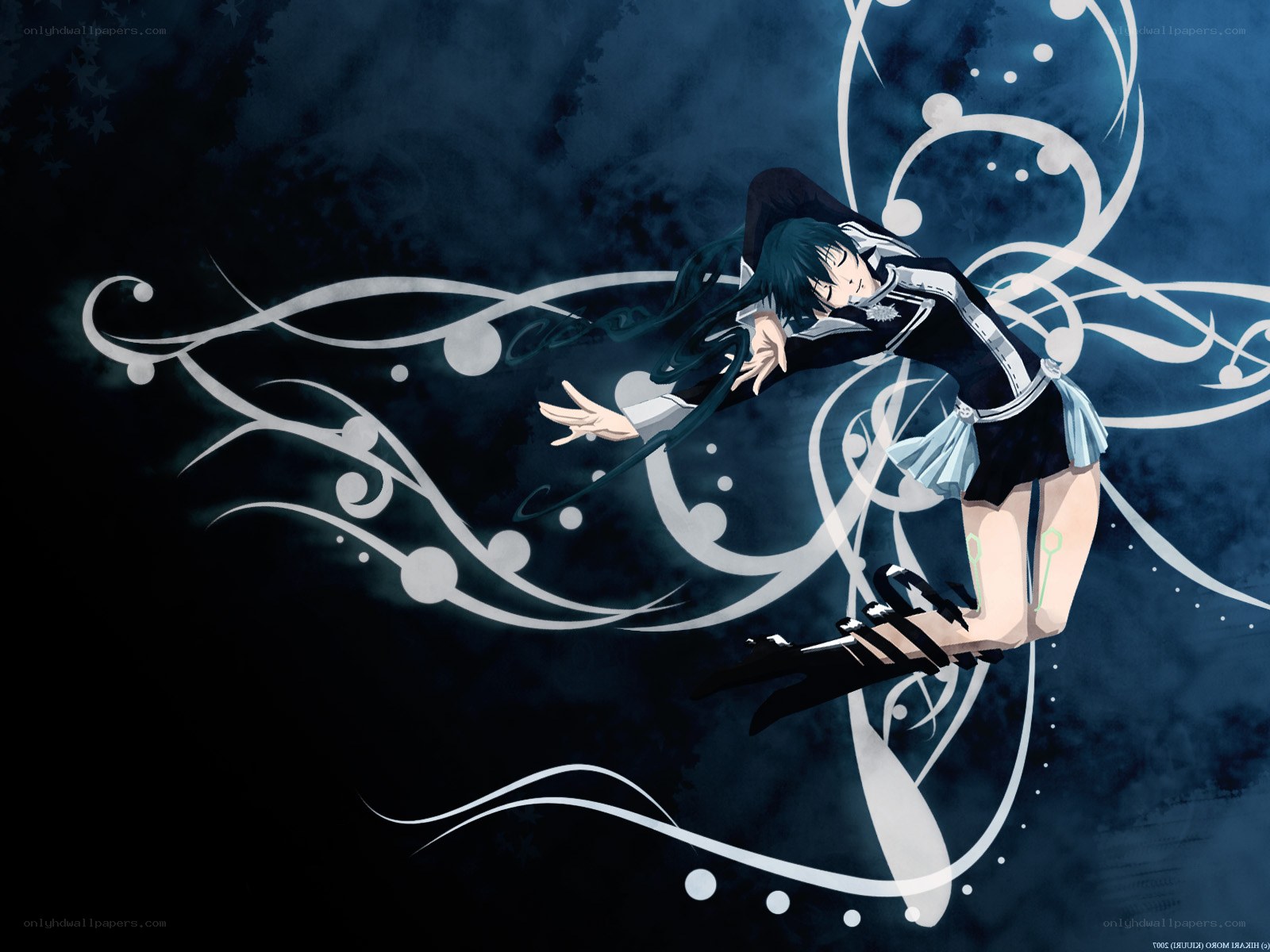 anime character in dynamic pose