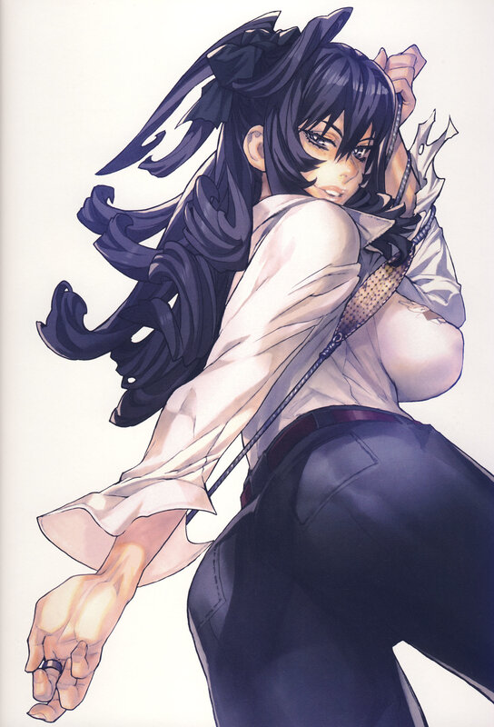 anime character in dynamic pose