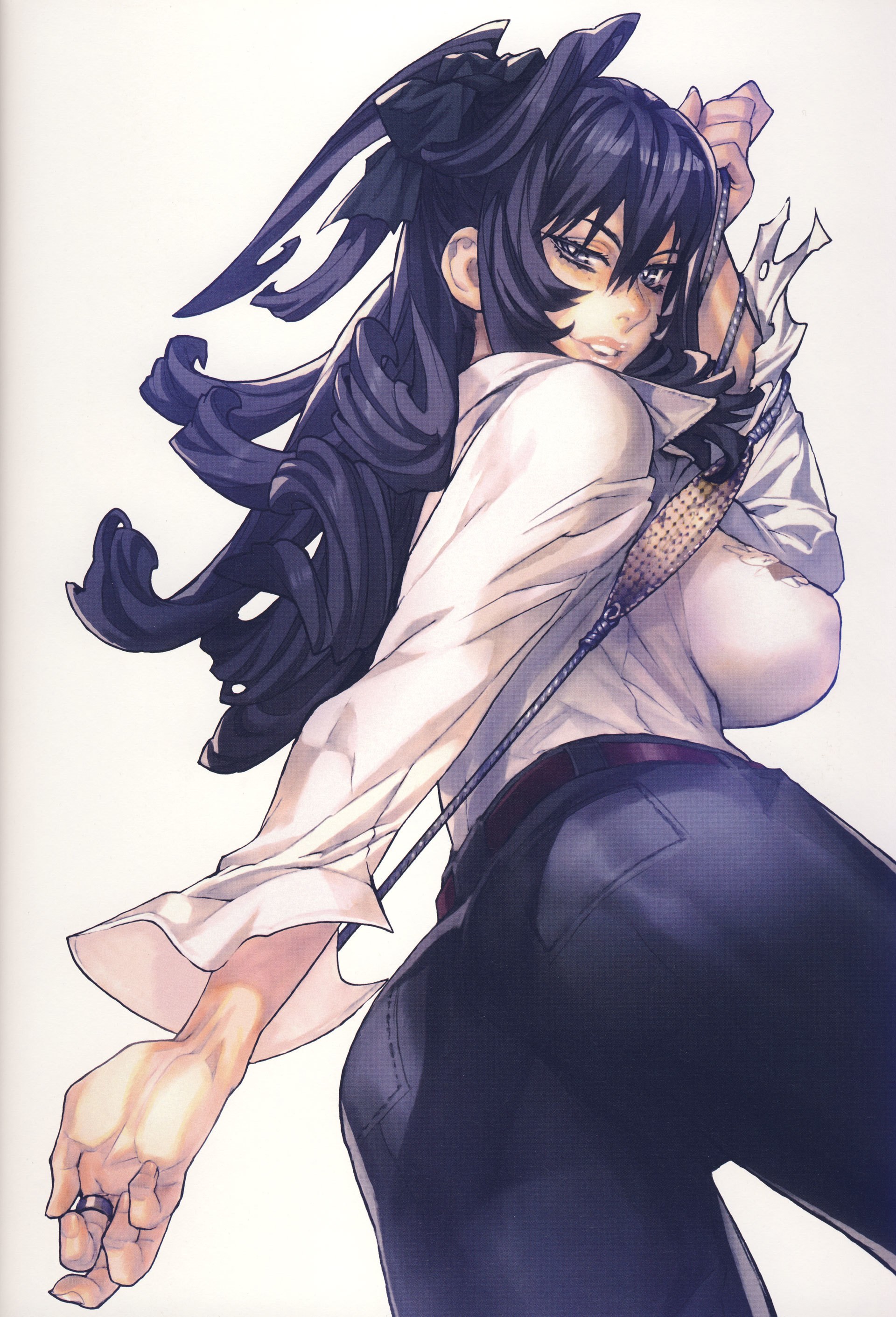 anime character in dynamic pose