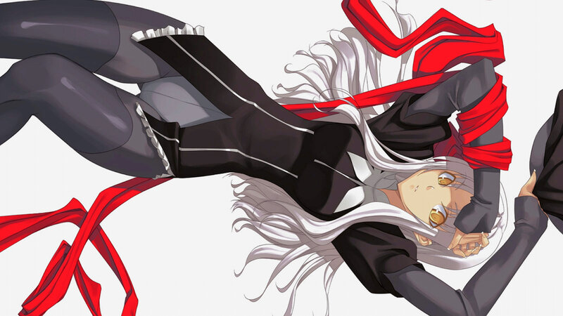 anime character in dynamic pose