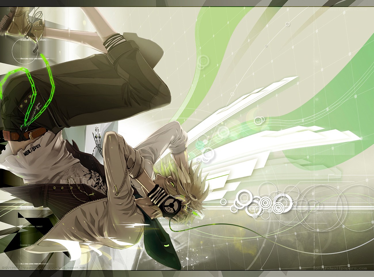 anime character in dynamic pose