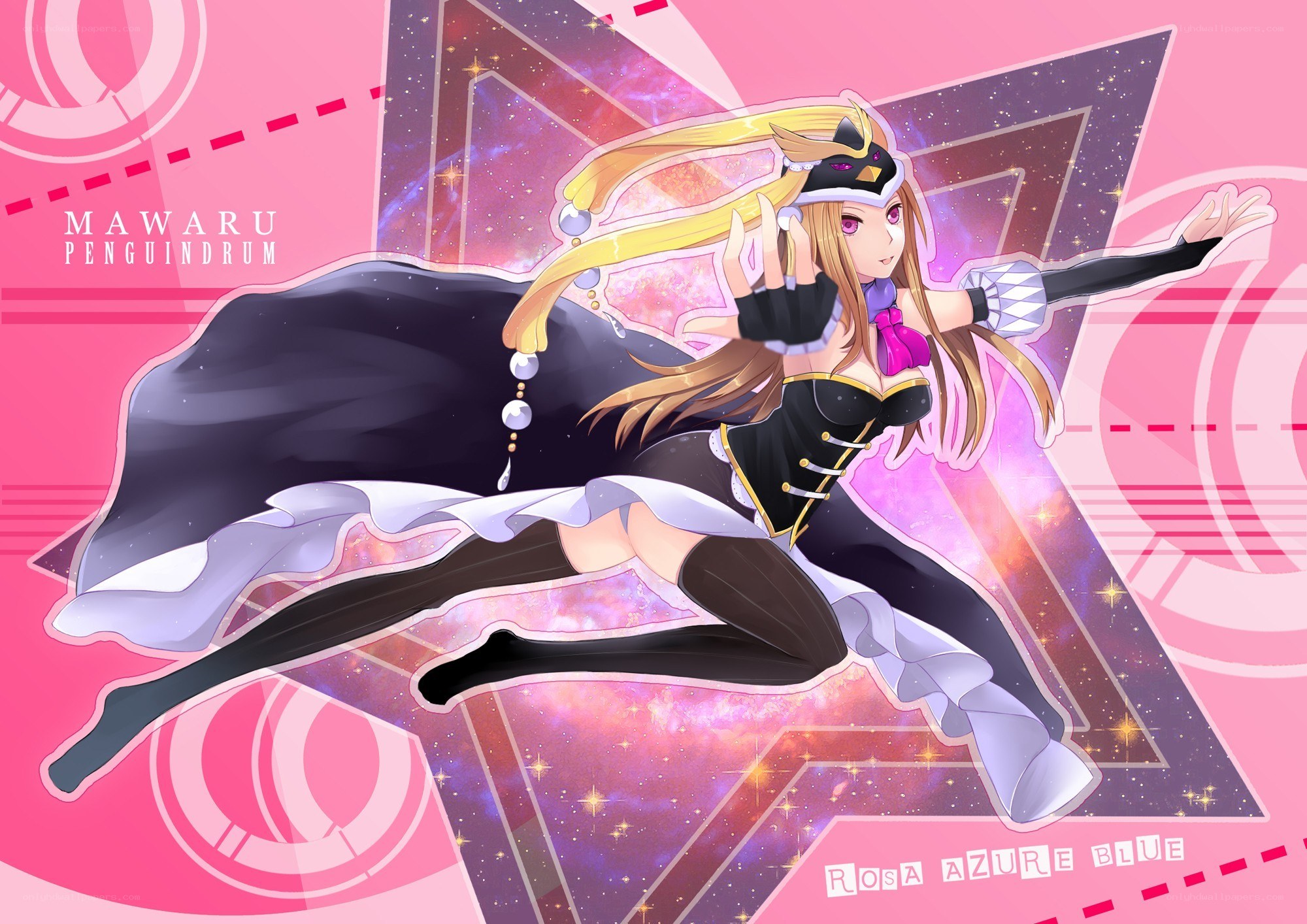 Anime character in dynamic pose