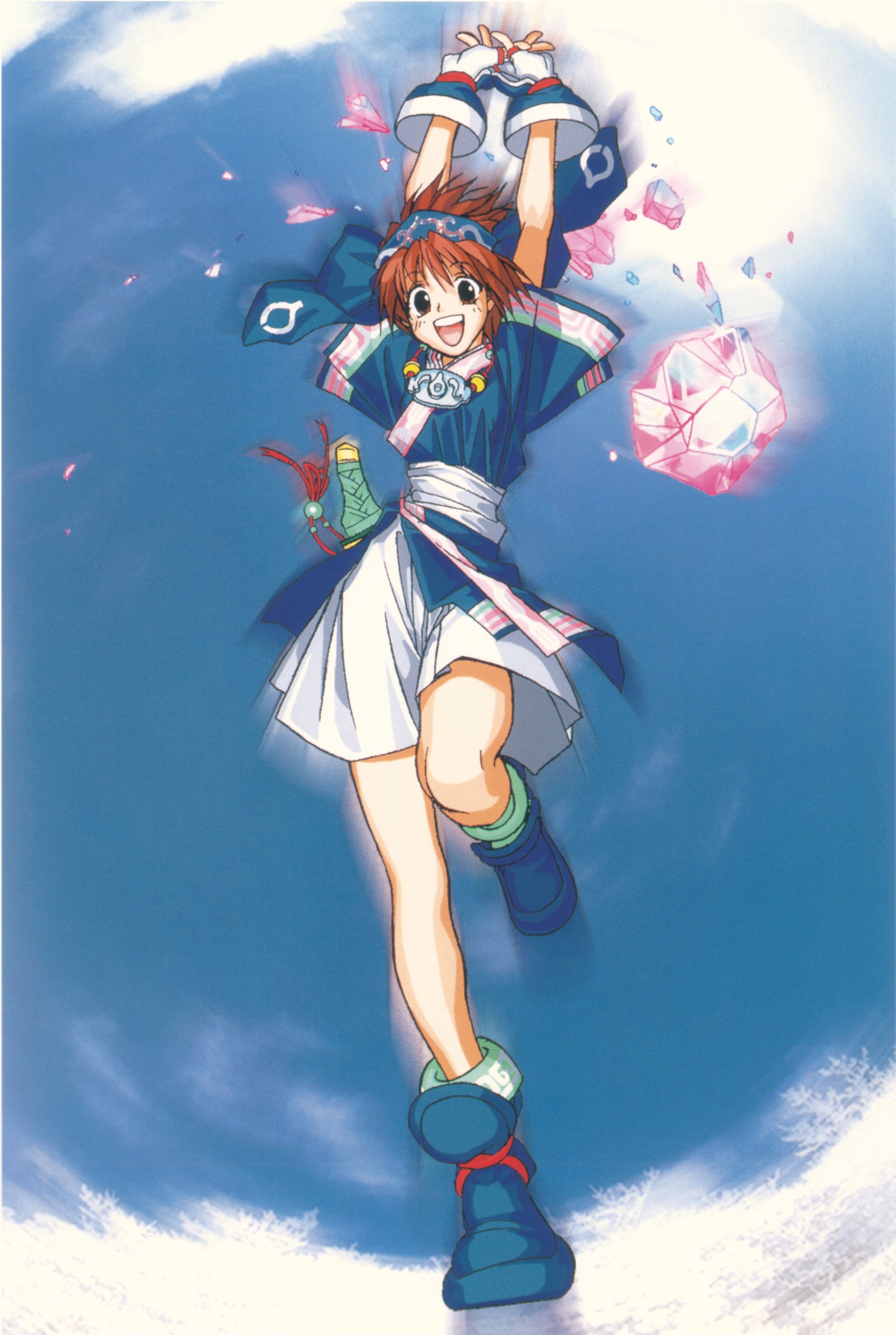anime character in dynamic pose