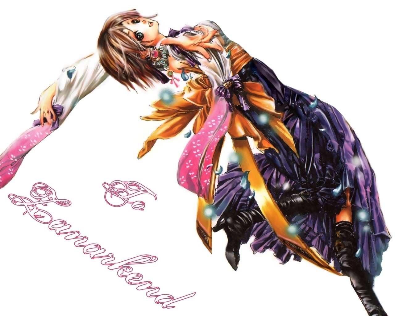 anime character in dynamic pose