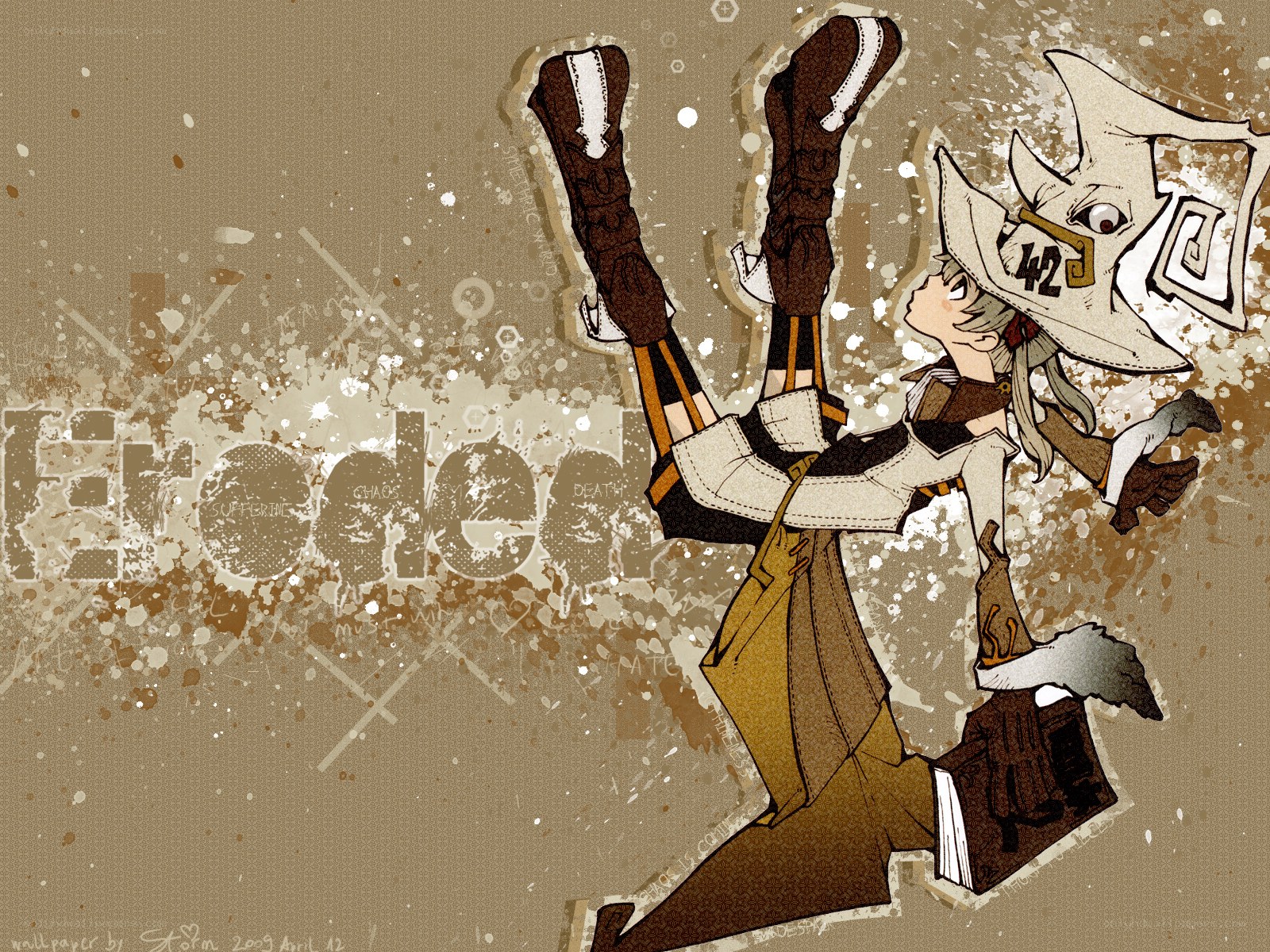 anime character in dynamic pose