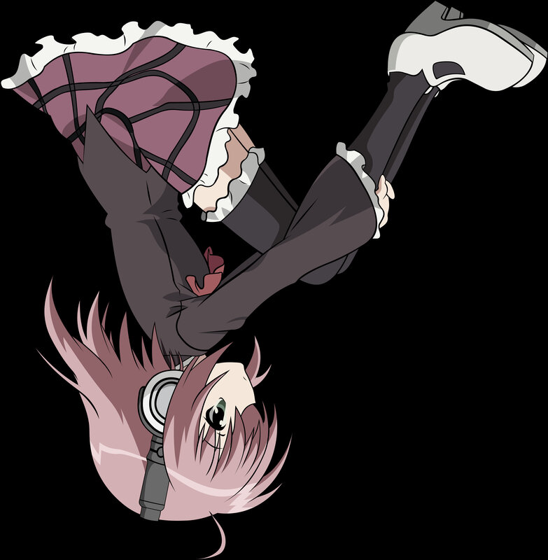 anime character in dynamic pose