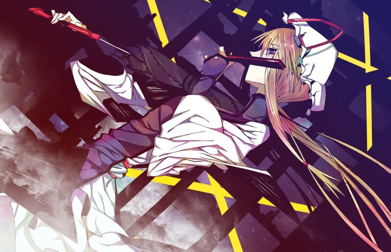anime character in dynamic pose