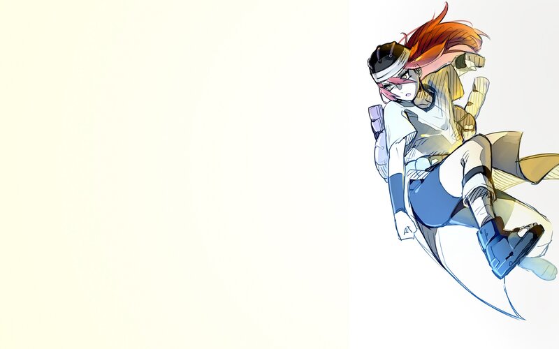 anime character in dynamic pose
