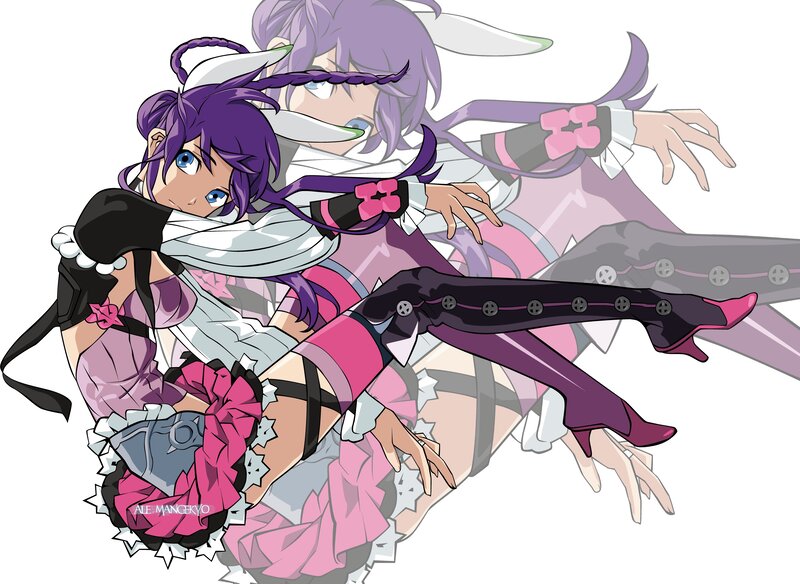 anime character in dynamic pose