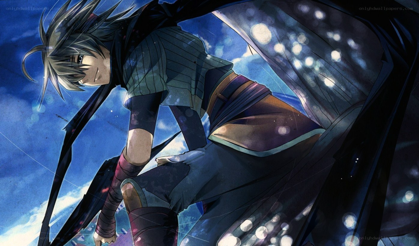 anime character in dynamic pose
