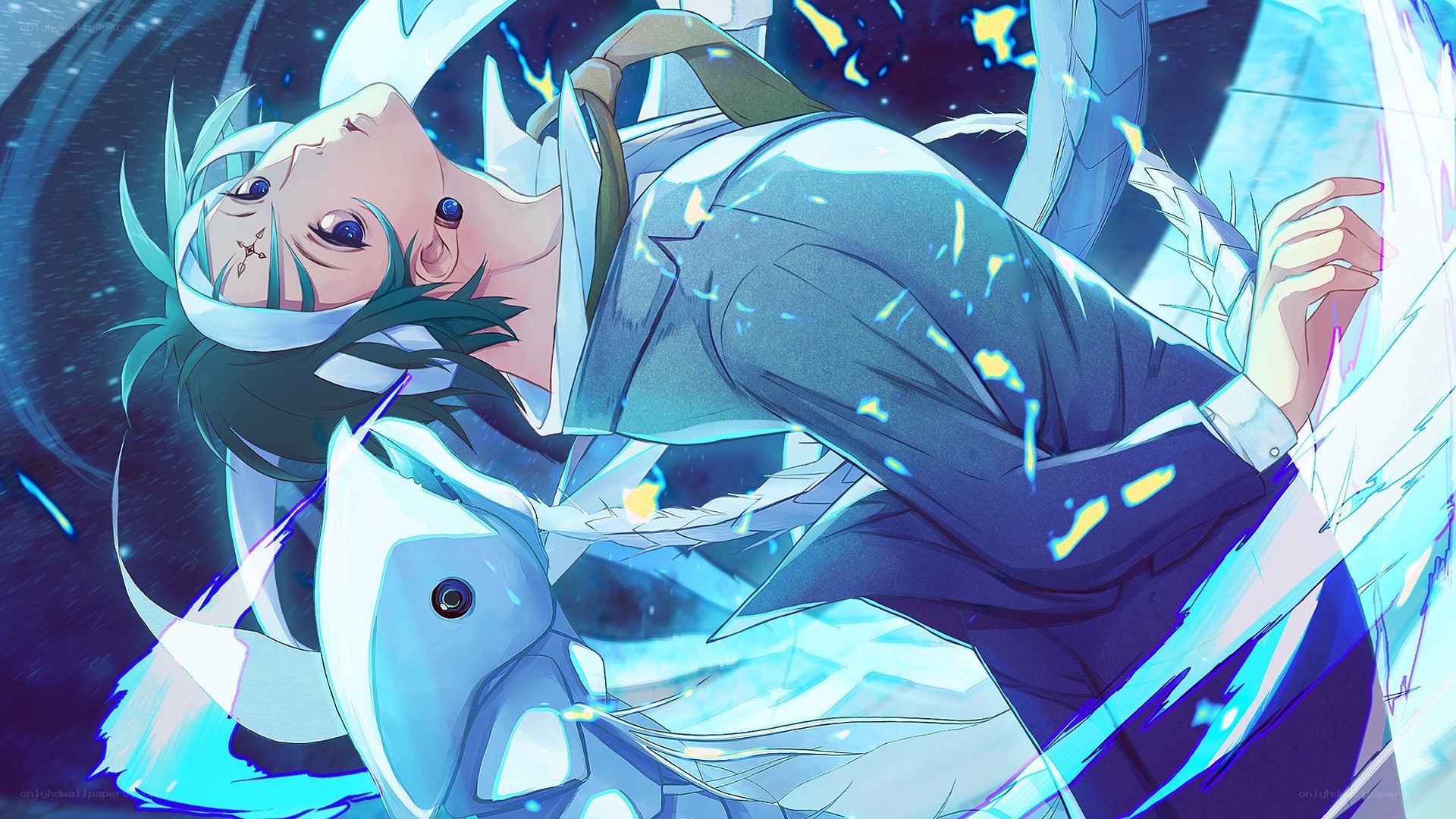 anime character in dynamic pose