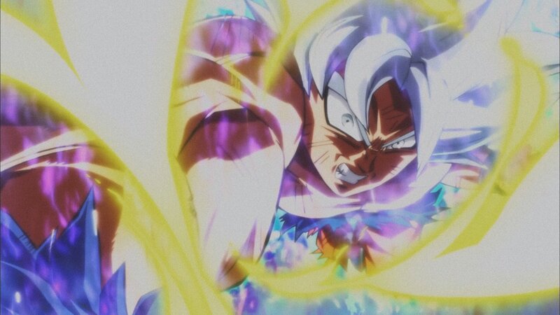 Anime Character in Energy Aura — Yellow, Dramatic, Energy Aura