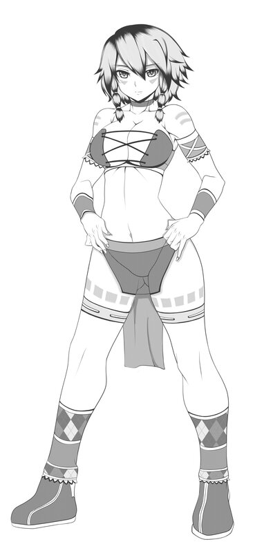 anime character in fantasy outfit