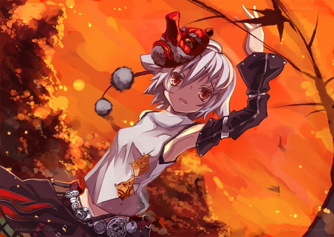 anime character in fiery scene