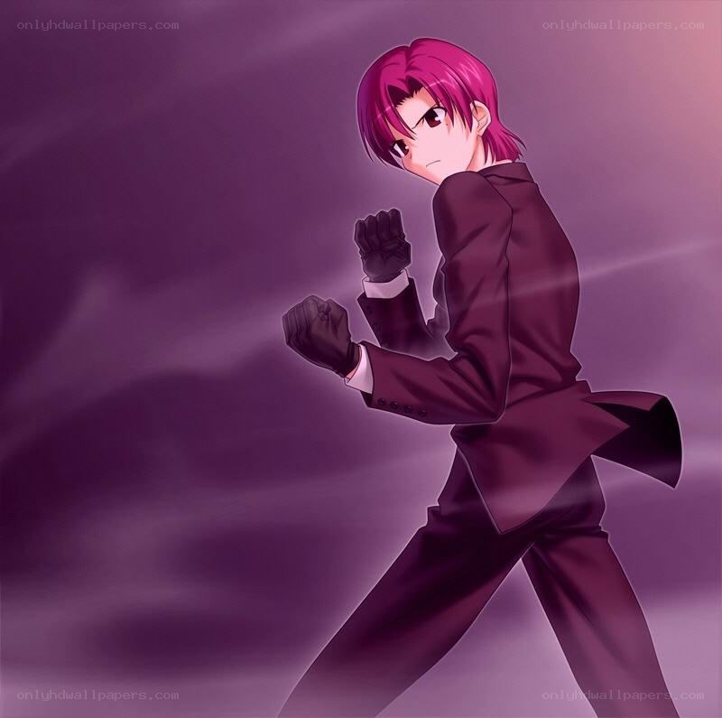 anime character in fighting stance