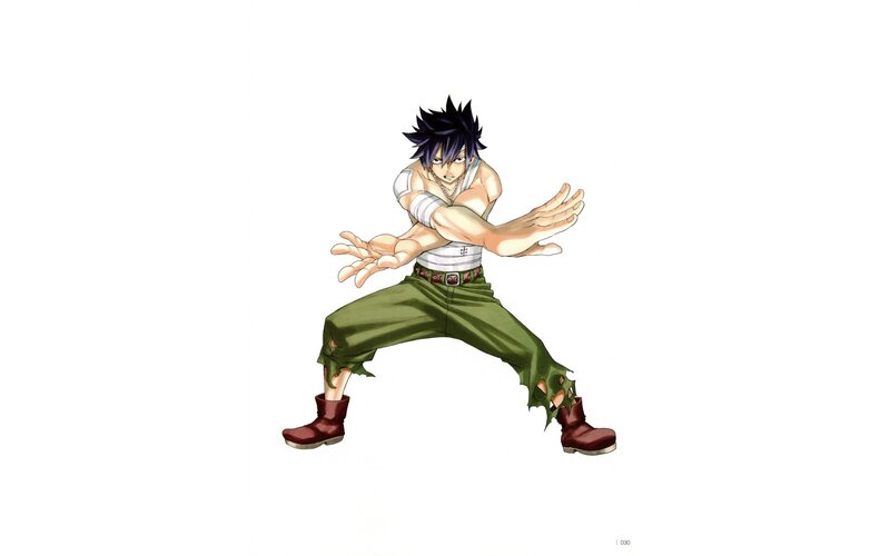 anime character in fighting stance
