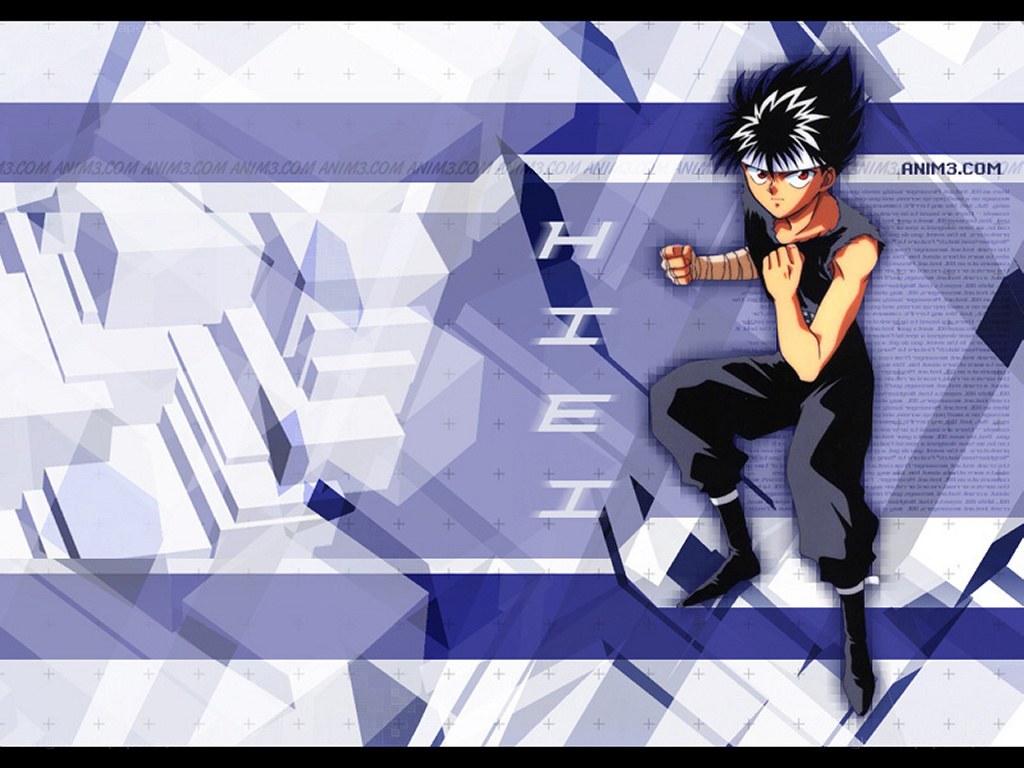 Anime character in fighting stance