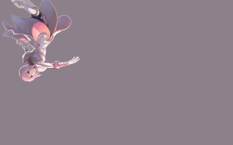 anime character in flight