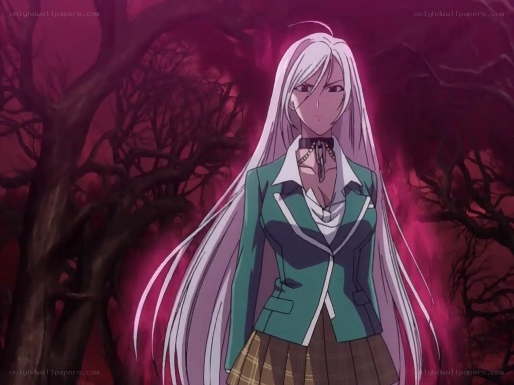 anime character in forest
