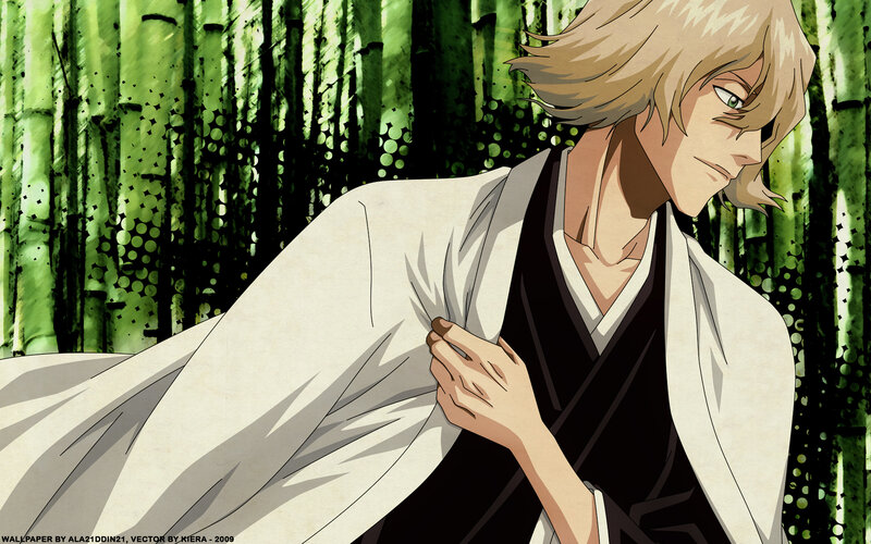 Anime Character in Forest — Green