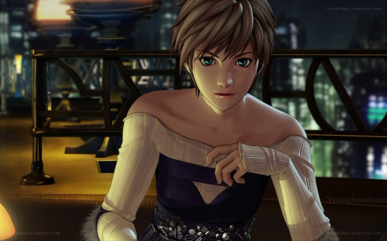 anime character in formal dress