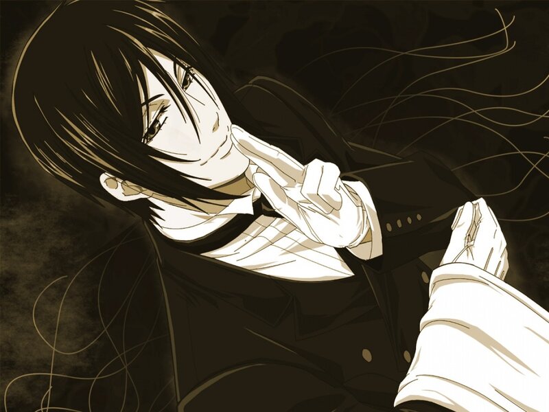anime character in formal wear