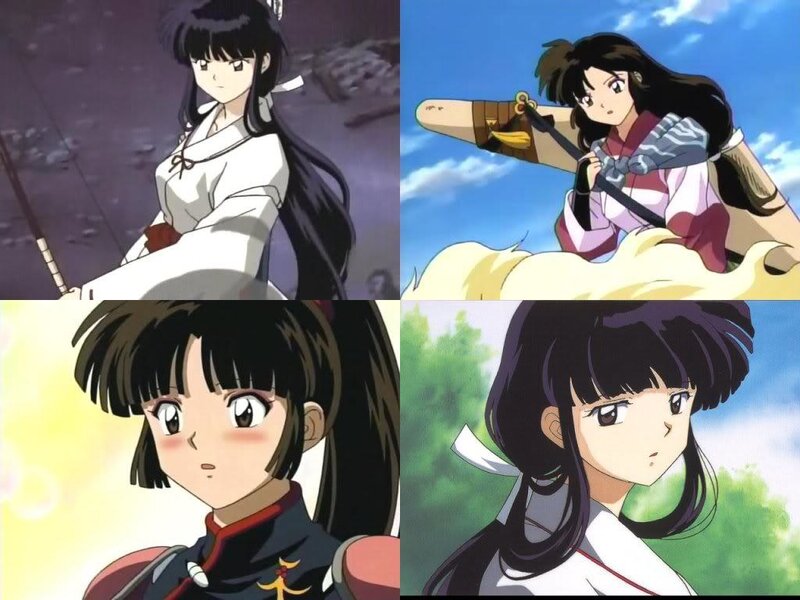 Anime Character in Four Scenes — Black