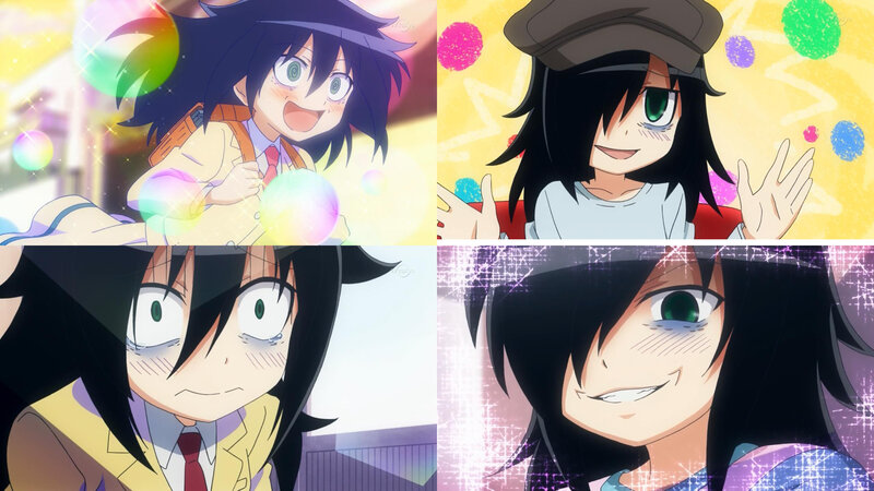 Anime Character in Four Scenes