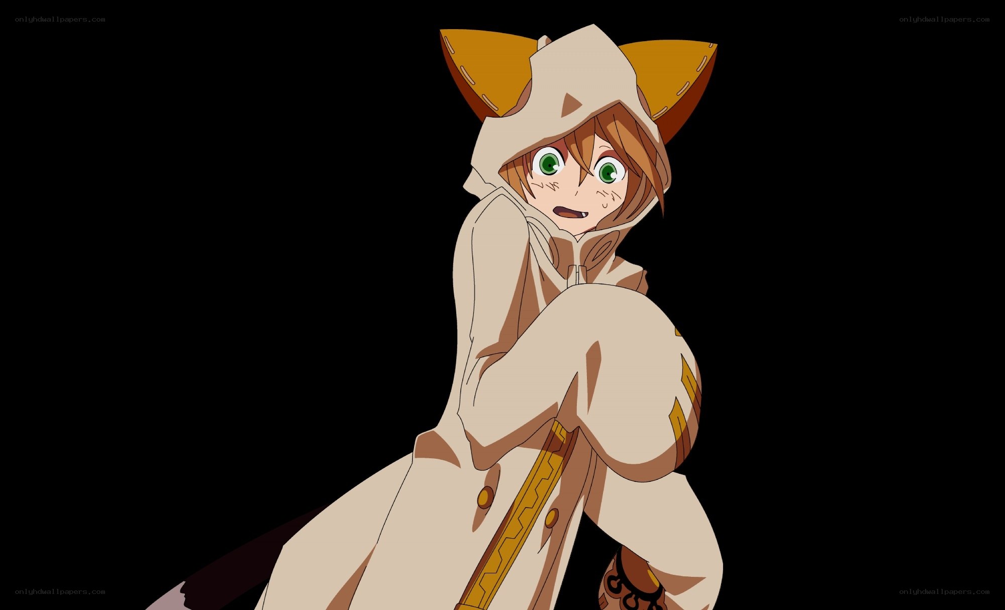 anime character in fox costume