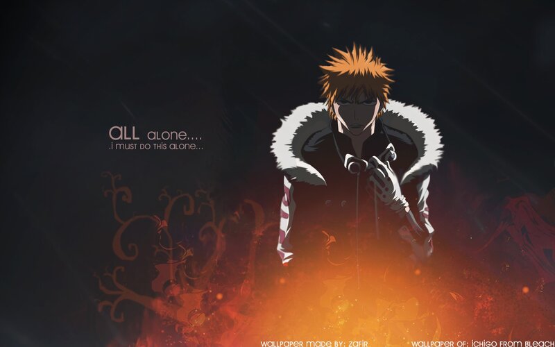 Anime Character in Fur Coat — Black