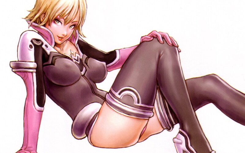anime character in futuristic outfit