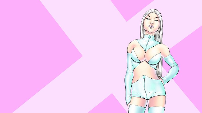 anime character in futuristic outfit