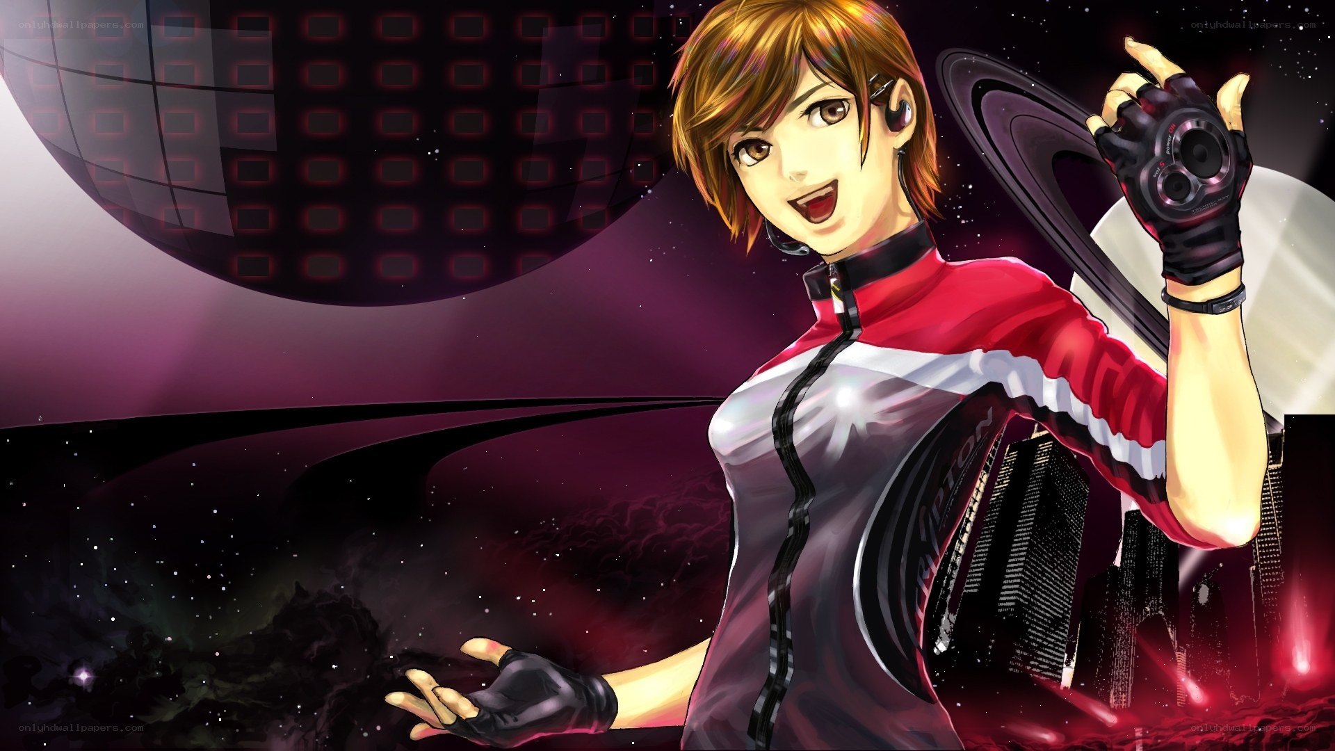 anime character in futuristic outfit