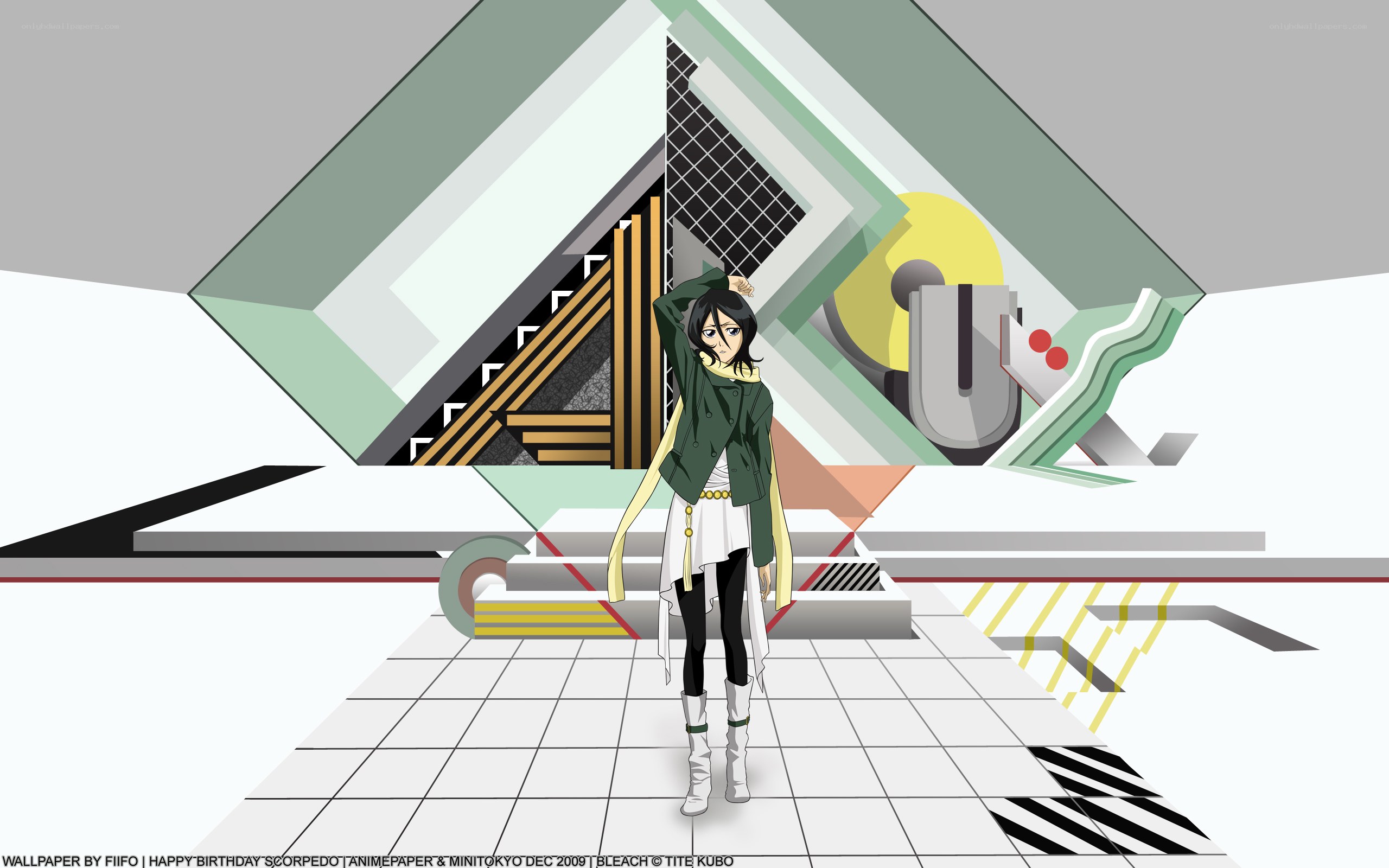 anime character in futuristic setting