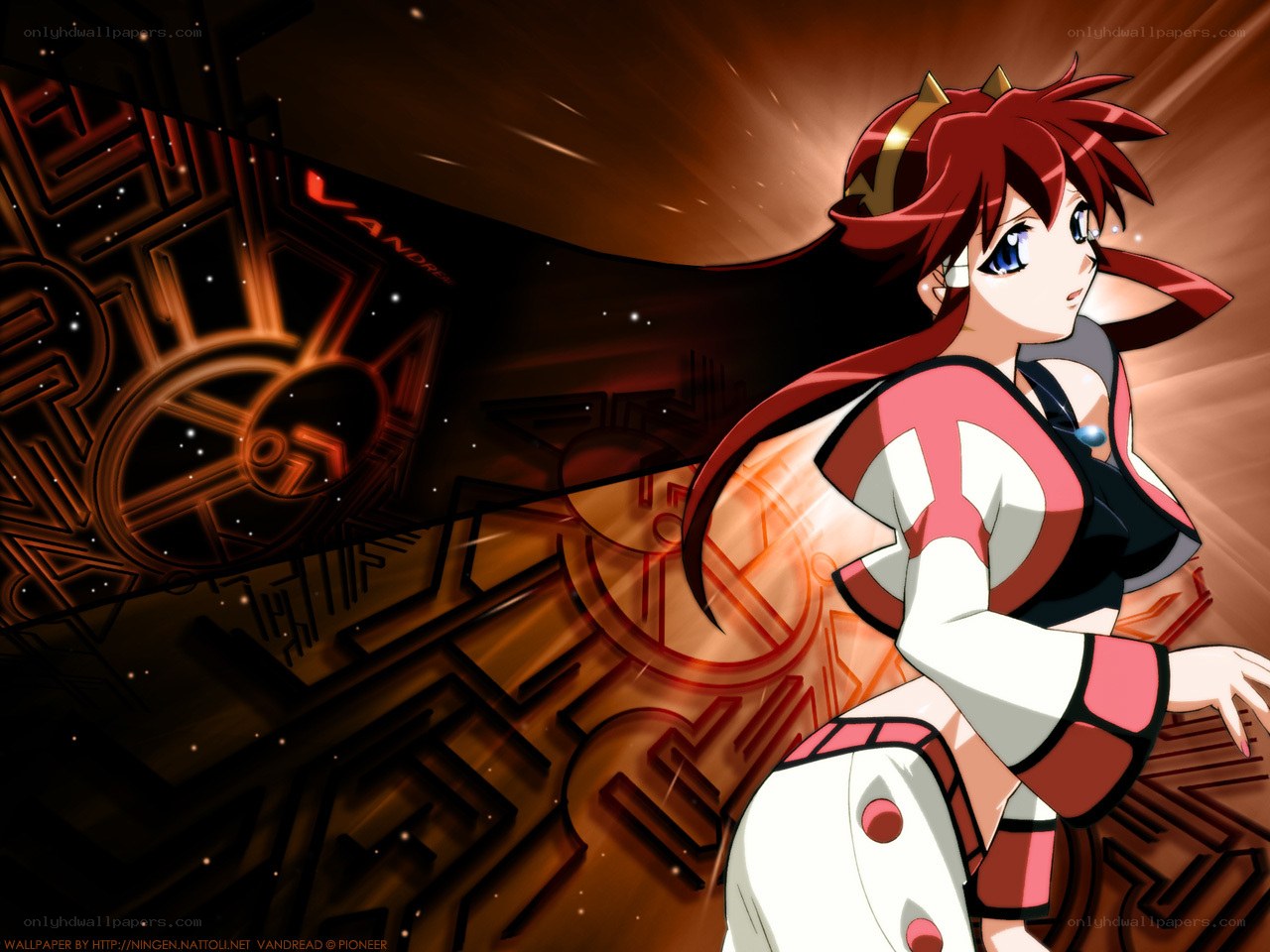 anime character in futuristic setting