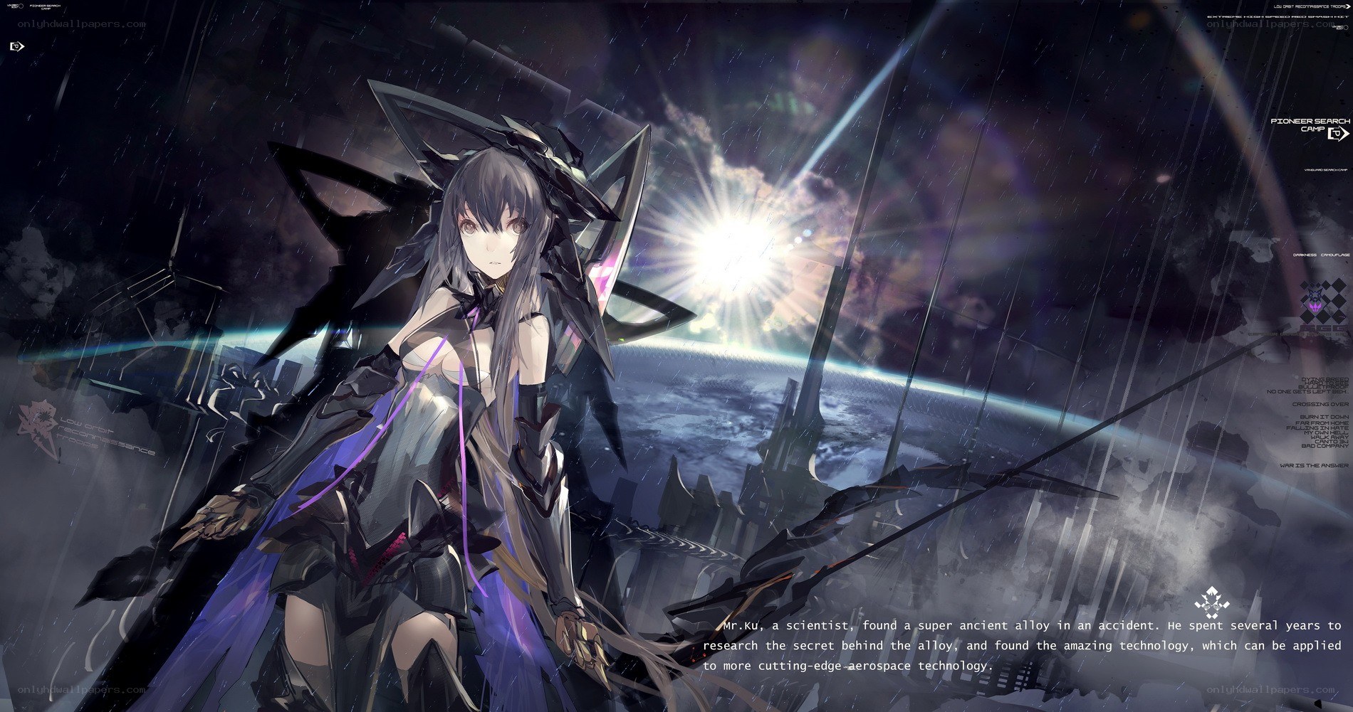 anime character in futuristic setting