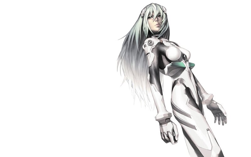 anime character in futuristic suit