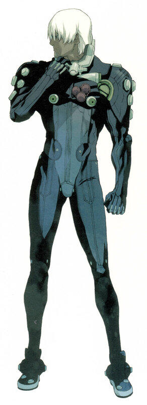 anime character in futuristic suit