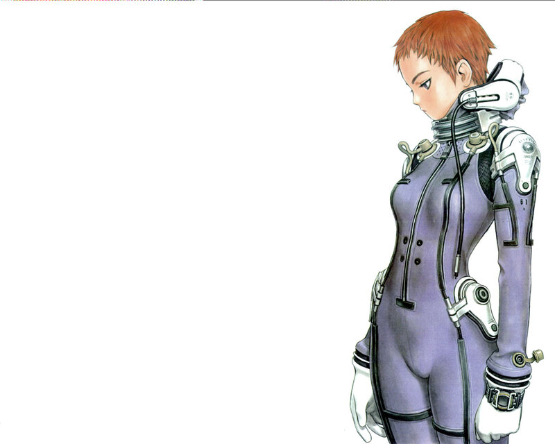 anime character in futuristic suit