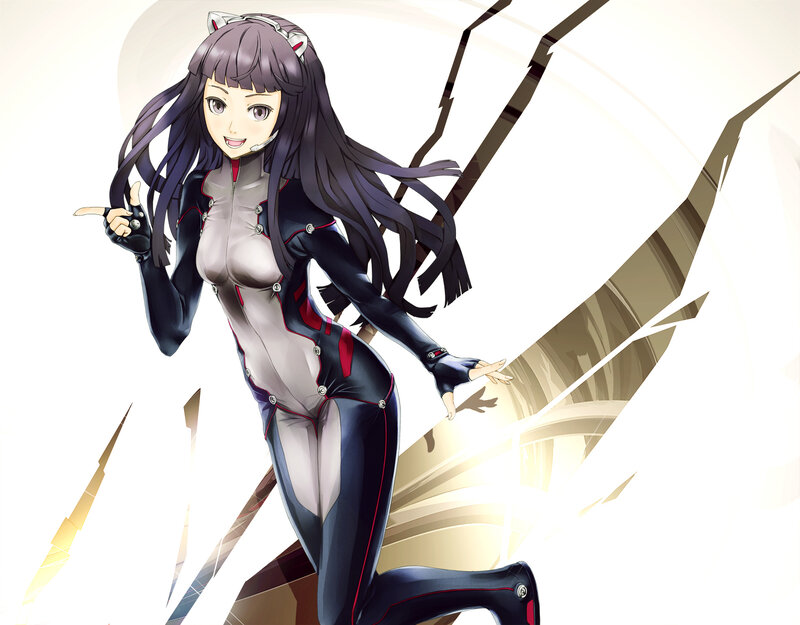 anime character in futuristic suit