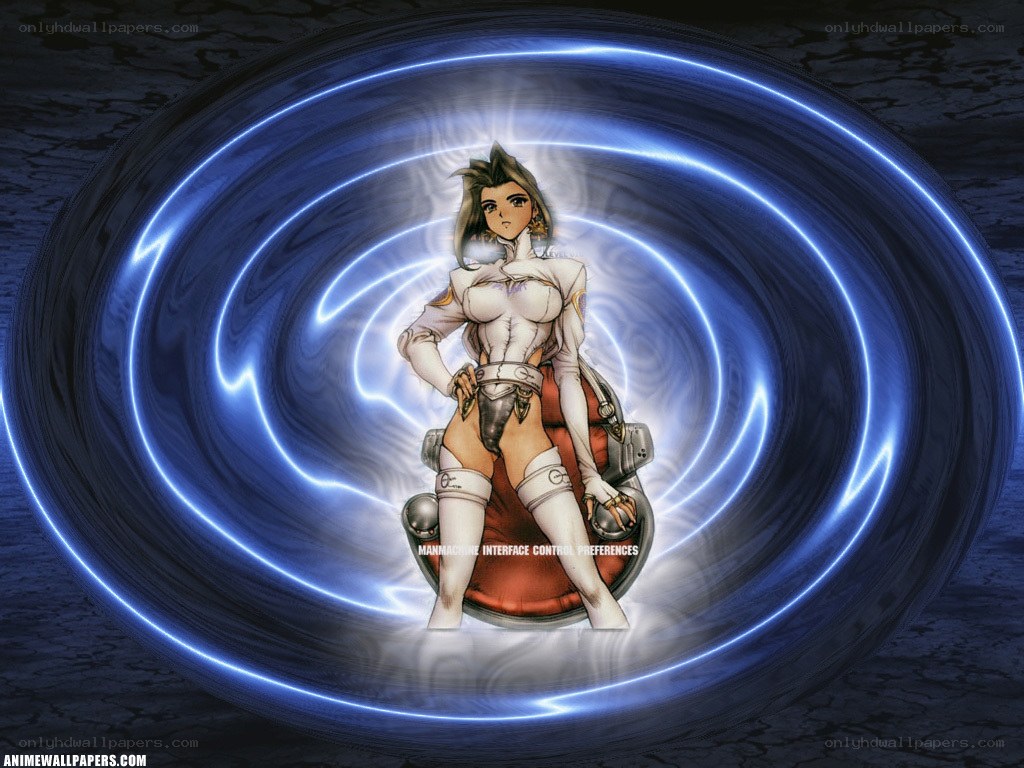 anime character in glowing circle