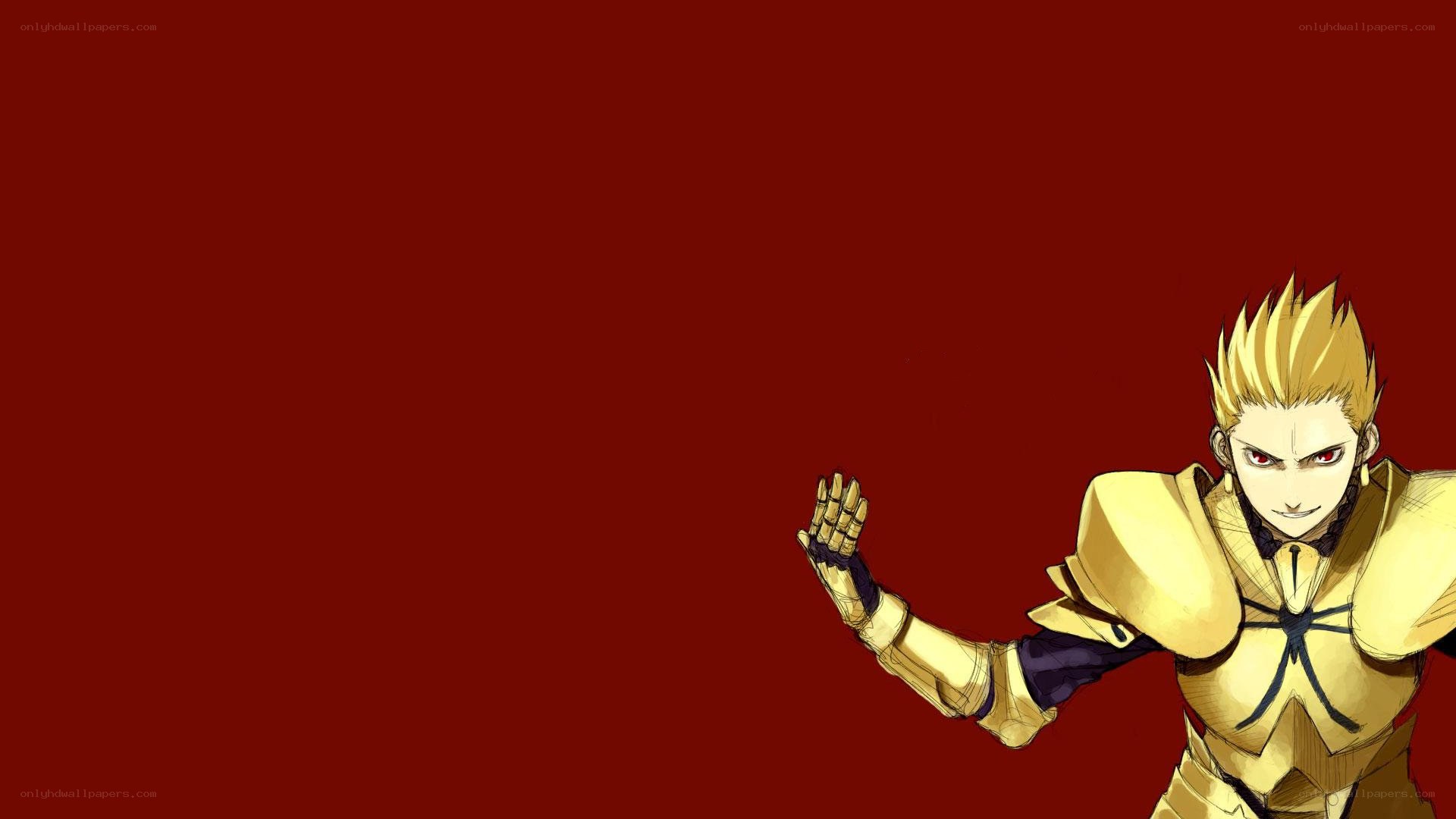 anime character in golden armor