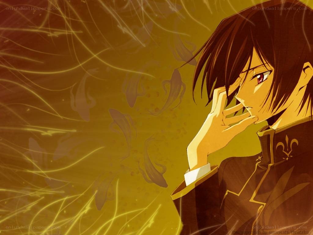 anime character in golden light