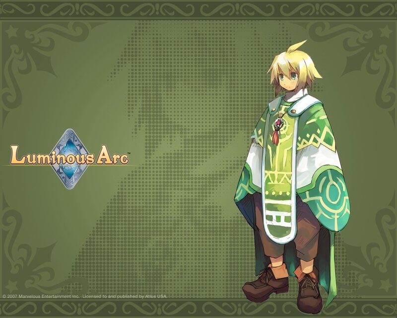 Anime Character in Green Cloak
